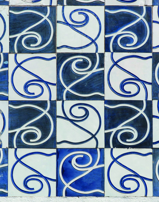 Joseph Maria Olbrich, Olbrich House, 1901, detail tiles (Id.-No. 001)