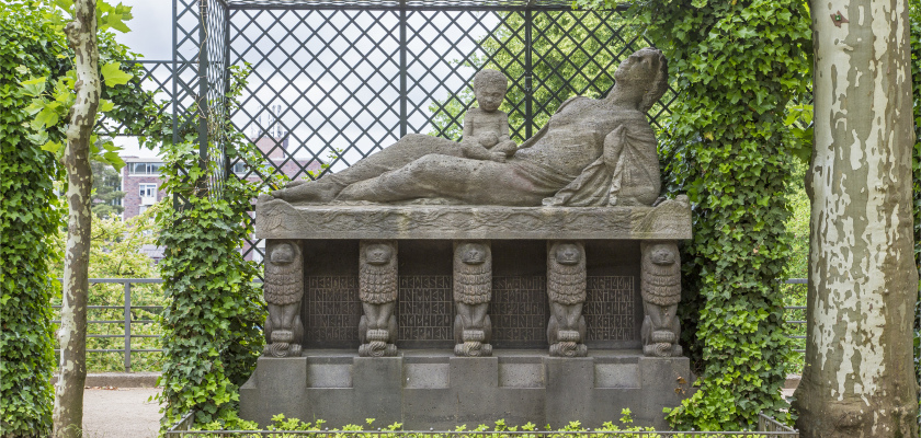 Bernhard Hoetger, Skulptur "Sterbende Mutter mit Kind"